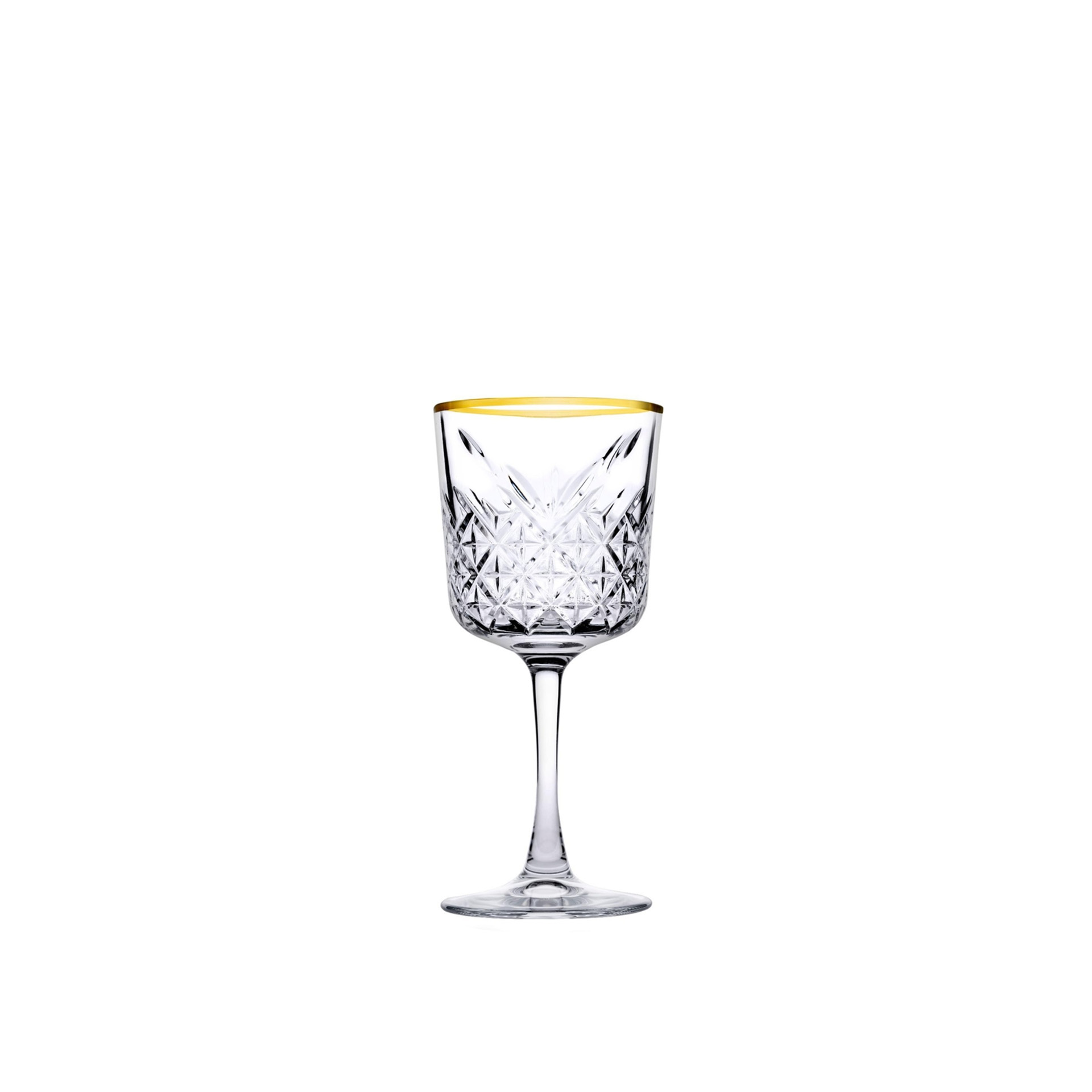 Copo com Pé Gin Timeless Golden Touch 33cl Pack 4