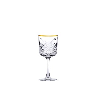 Copo com Pé Gin Timeless Golden Touch 33cl Pack 4