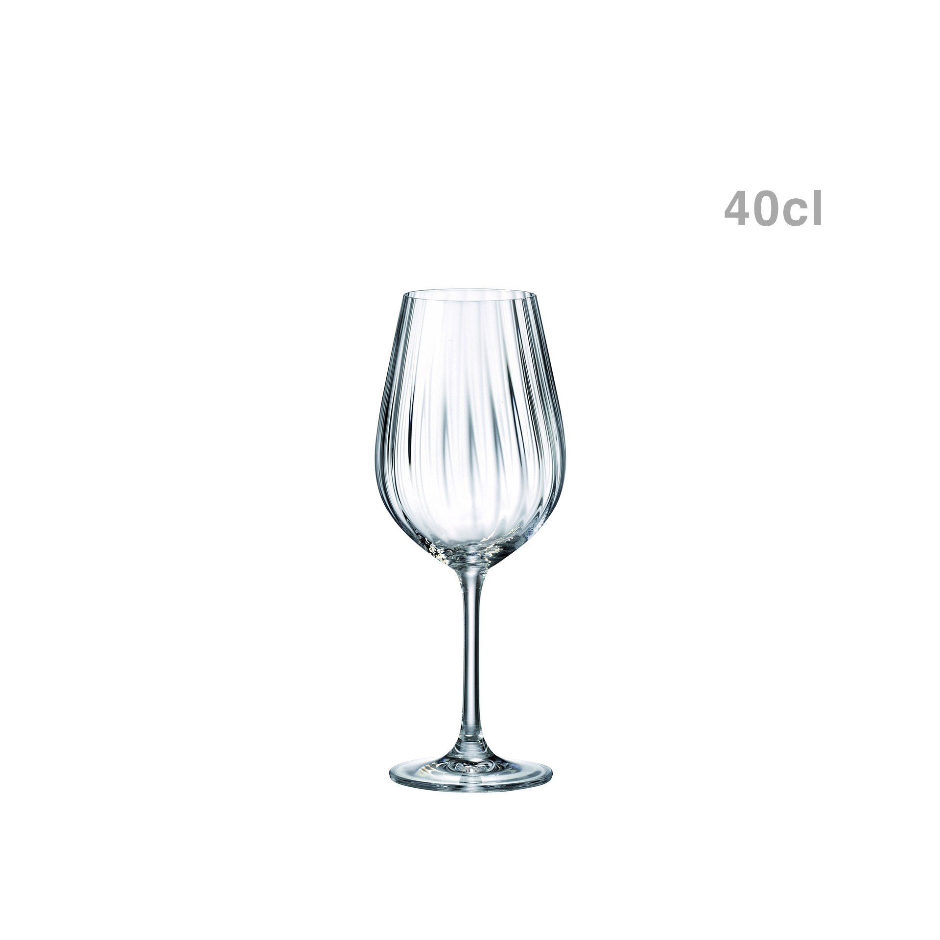 Copo com Pé Sarah Optic 40cl Pack 6