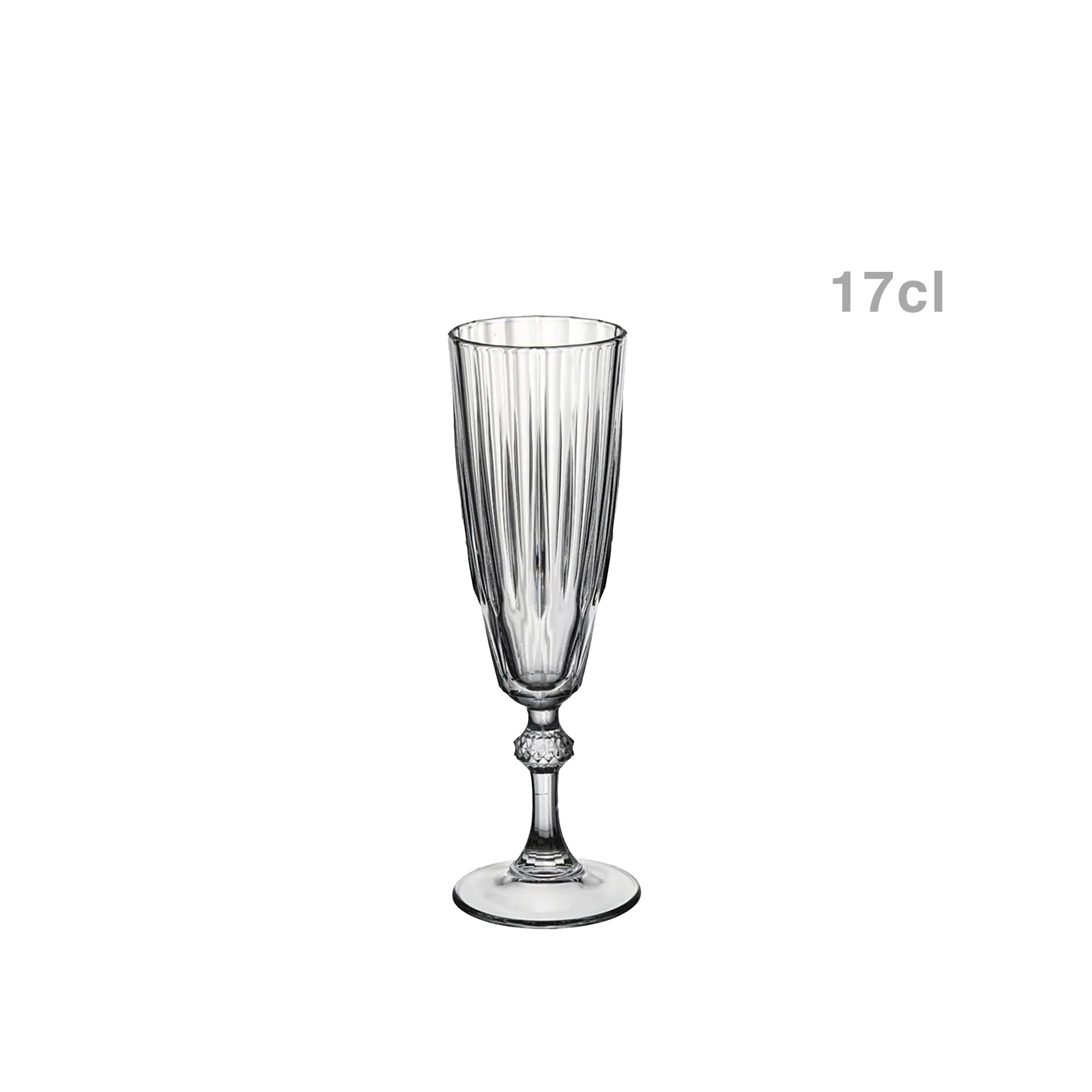 Copo Flute Diamond 17cl Pack 6
