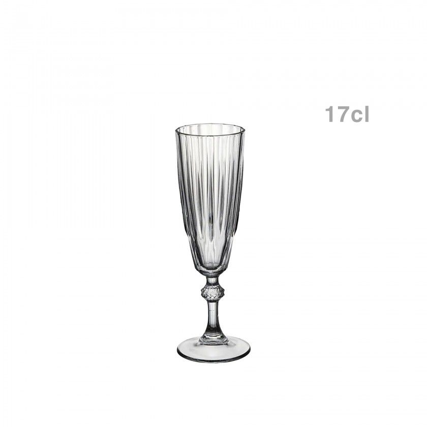 Copo Flute Diamond 17cl Pack 6