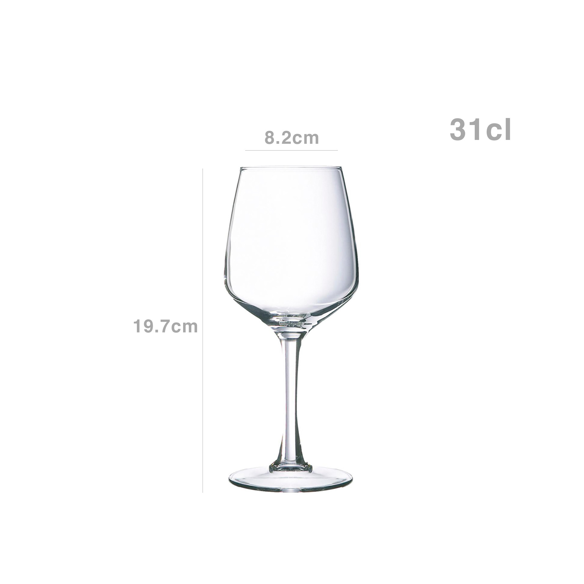 Copo com Pé Lineal Pack 6