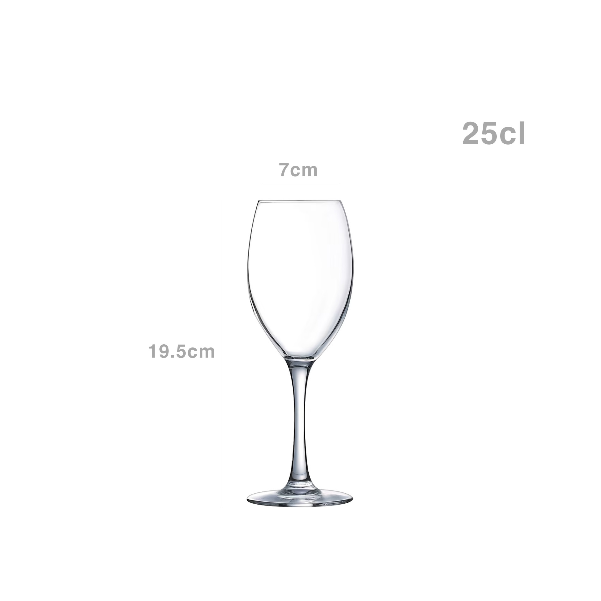 Copo com Pé Malea 25cl Pack 6