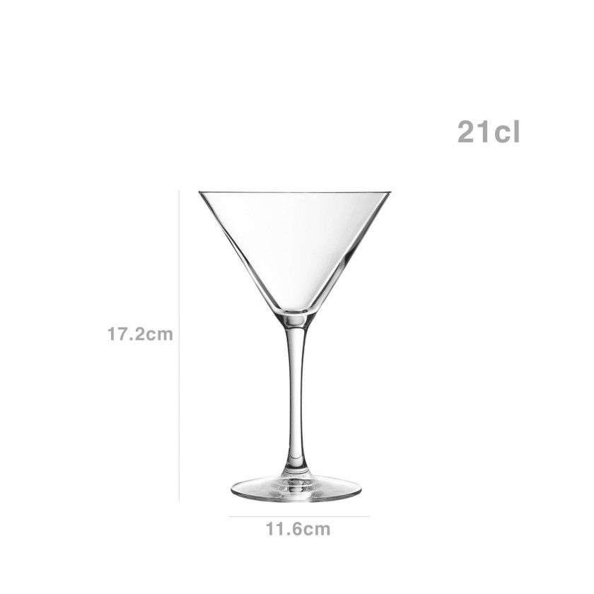 Copo com Pé C&S Champagne & Cocktail 21cl Pack 6 Copo com Pé C&S Champagne & Cocktail 21cl Pack 6