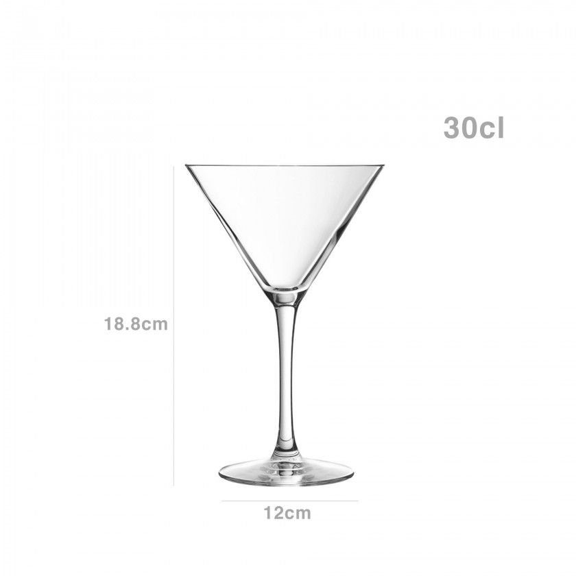 Copo com Pé C&S Champagne & Cocktail 30cl Pack 6 Copo com Pé C&S Champagne & Cocktail 30cl Pack 6