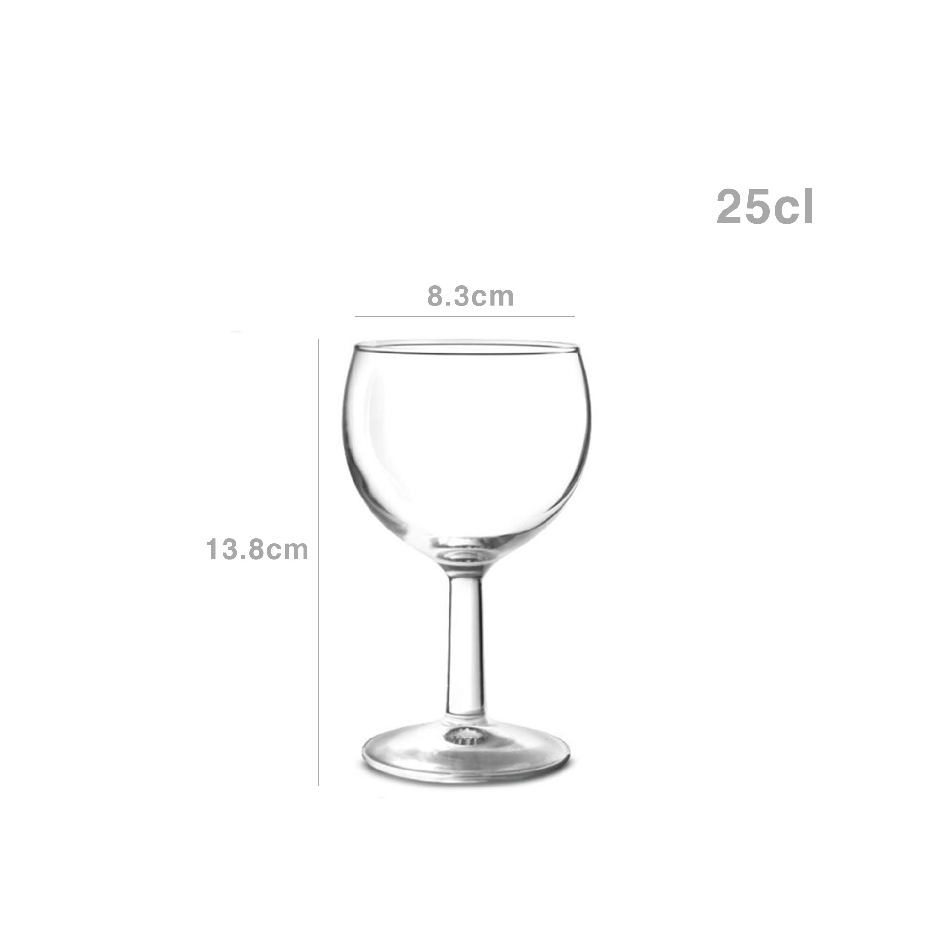 Copo com Pé Ballon 25cl Pack 12