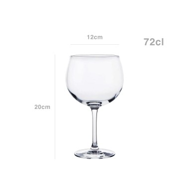 Copo com Pé Gin Ruta 72cl Pack 6