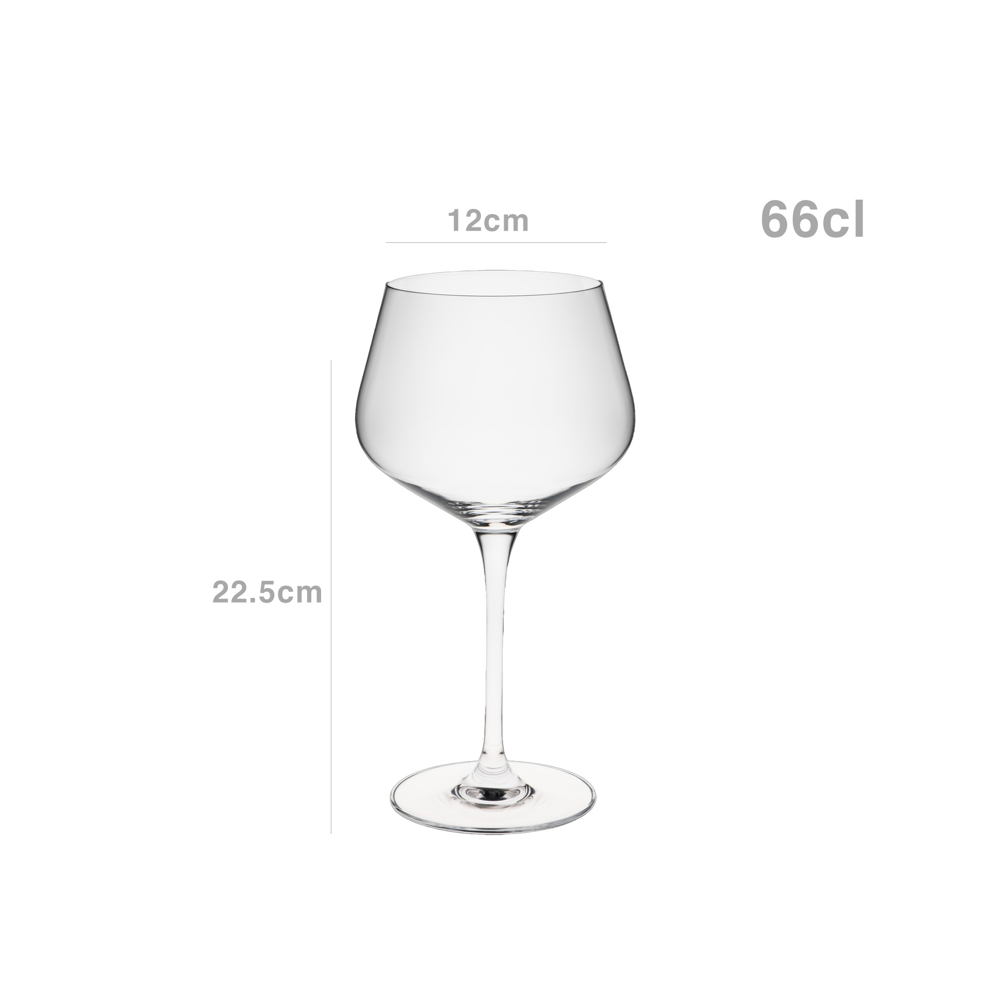 Copo com Pé Image 66cl Pack 6