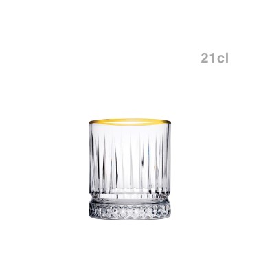Copo sem Pé Elysia Golden Touch Baixo 21cl Pack 4