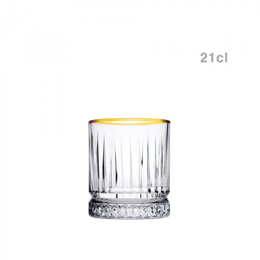 Copo sem P Elysia Golden Touch Baixo 21cl Pack 4