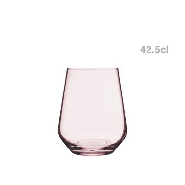 Copo sem P� Allegra 42.5cl Rosa 41536 Pack 3
