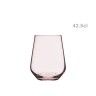 Copo sem P Allegra 42.5cl Rosa 41536 Pack 3