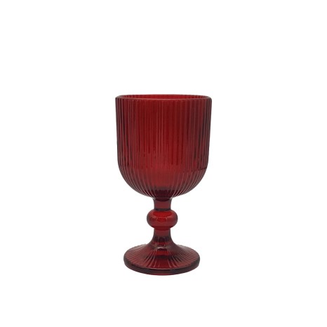Copo com Pé My Glass Linhas Vermelho Pack 6 - Image product