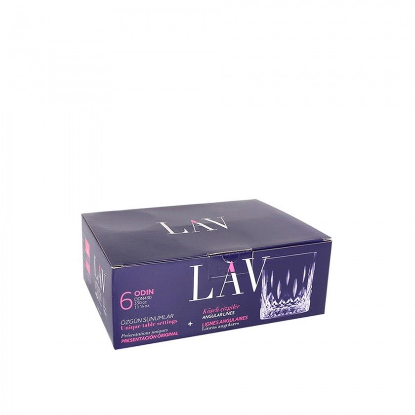 Copo sem P Odin 33cl 8.5X9cm Pack 6