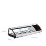 Vitrina Refrigerada Lacor 4XGn1/3 112.1X45X33cm Vitrina Refrigerada Lacor 4XGn1/3 112.1X45X33cm
