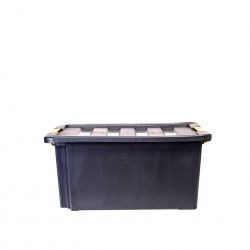 Caixa Multiusos Brico Classic Preta 55l 63X43X30cm