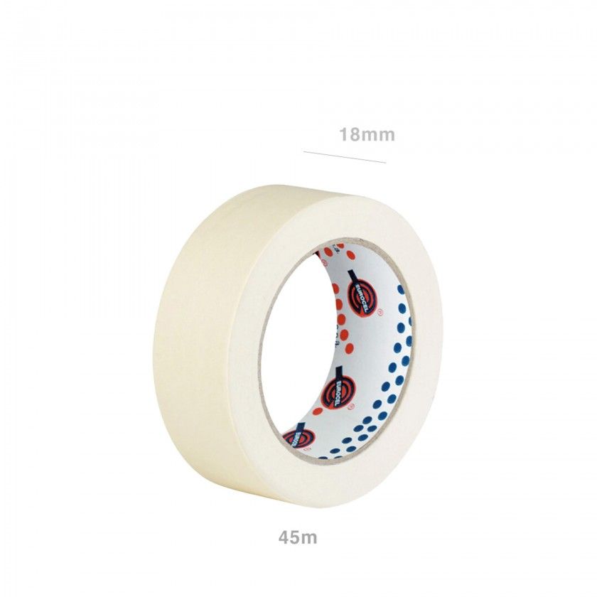 Rolo Fita Adesiva Pintor Masking 18mmX45m Rolo Fita Adesiva Pintor Masking 18mmX45m