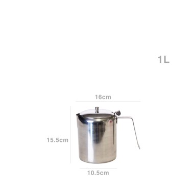 Cafeteira Inox Ibiza 1000ml 10.5X16X15.5cm