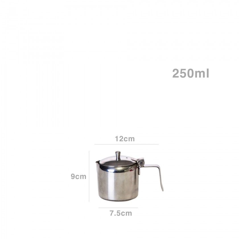 Bule Inox Ibiza 250ml 7.5X12X9cm Bule Inox Ibiza 250ml 7.5X12X9cm