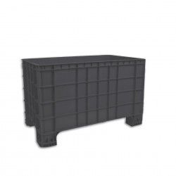 Contentor Palete Fechado Cinzento 250l 100X60X65cm