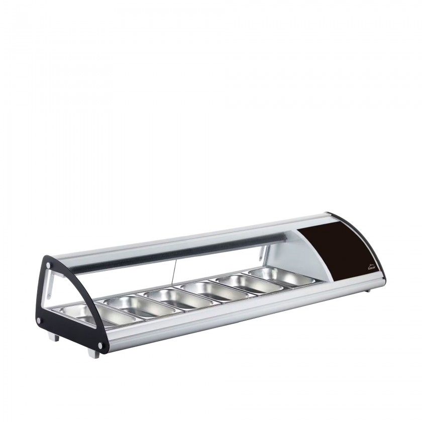 Vitrina Refrigerada Lacor 6XGn1/3 148.3X45X33cm Vitrina Refrigerada Lacor 6XGn1/3 148.3X45X33cm