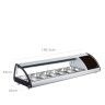 Vitrina Refrigerada Lacor 6XGn1/3 148.3X45X33cm Vitrina Refrigerada Lacor 6XGn1/3 148.3X45X33cm