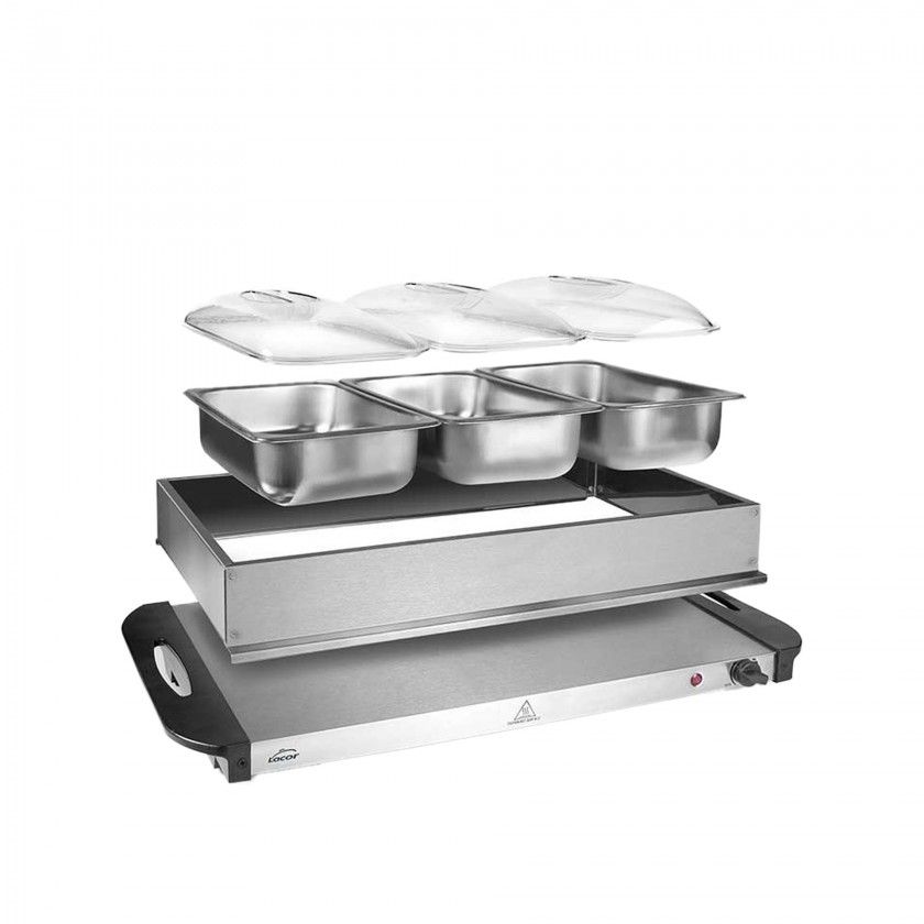 Banho Maria Buffet 3XGn1/3 300W 65X38X15.4cm Banho Maria Buffet 3XGn1/3 300W 65X38X15.4cm