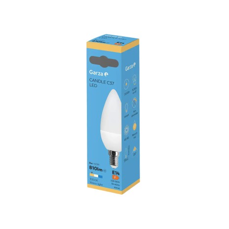 Lâmpada Led Vela E14 8W 810Lm Luz Quente - Image product