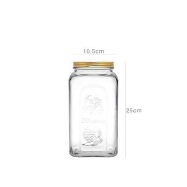 Frasco Hermético Pasabahçe Homemade 3000ml 10.5X25cm