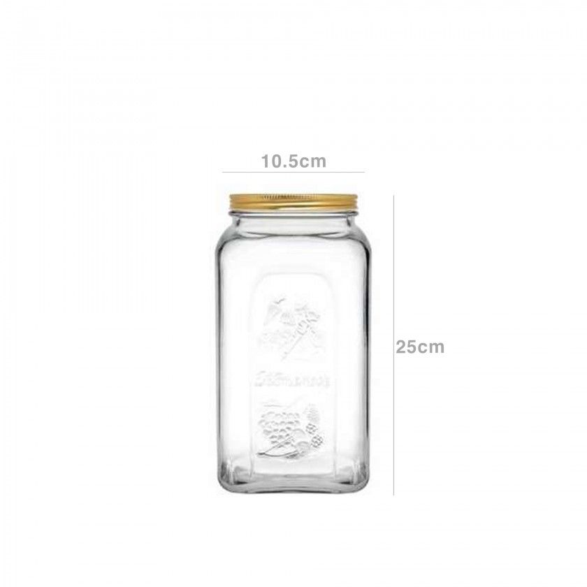 Frasco Hermético Pasabahçe Homemade 3000ml 10.5X25cm Frasco Hermético Pasabahçe Homemade 3000ml 10.5X25cm