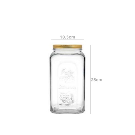 Frasco Hermético Pasabahçe Homemade 3000ml 10.5X25cm - Image product