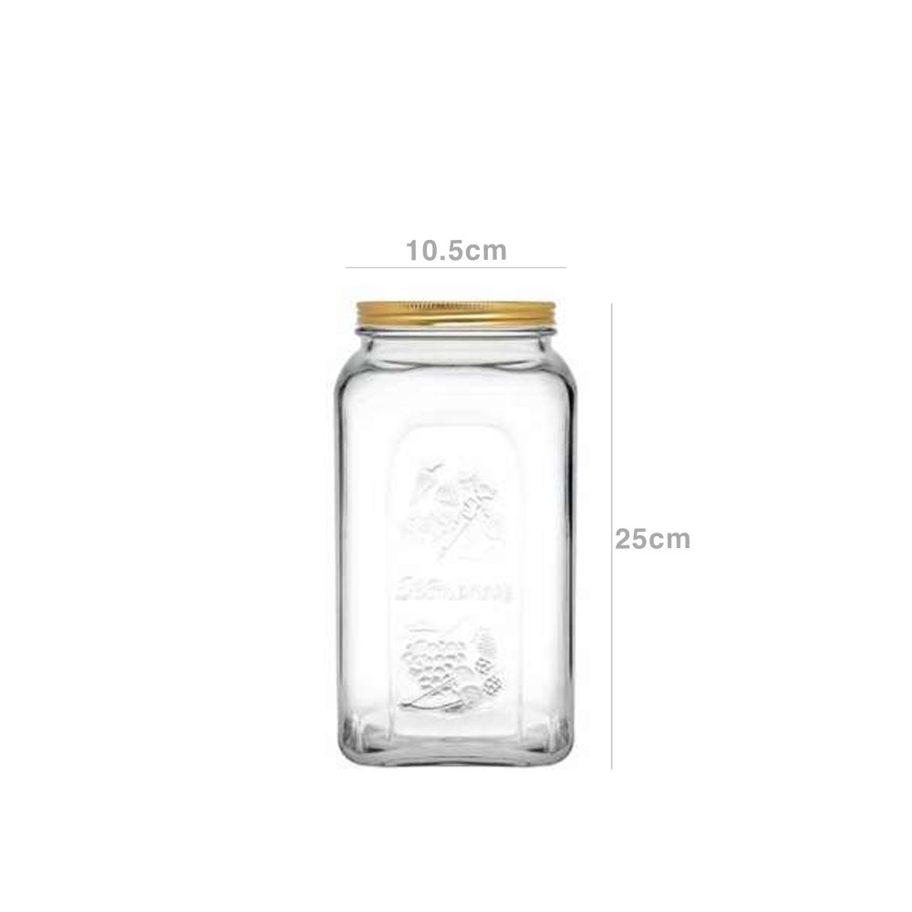 Frasco Hermético Pasabahçe Homemade 3000ml 10.5X25cm