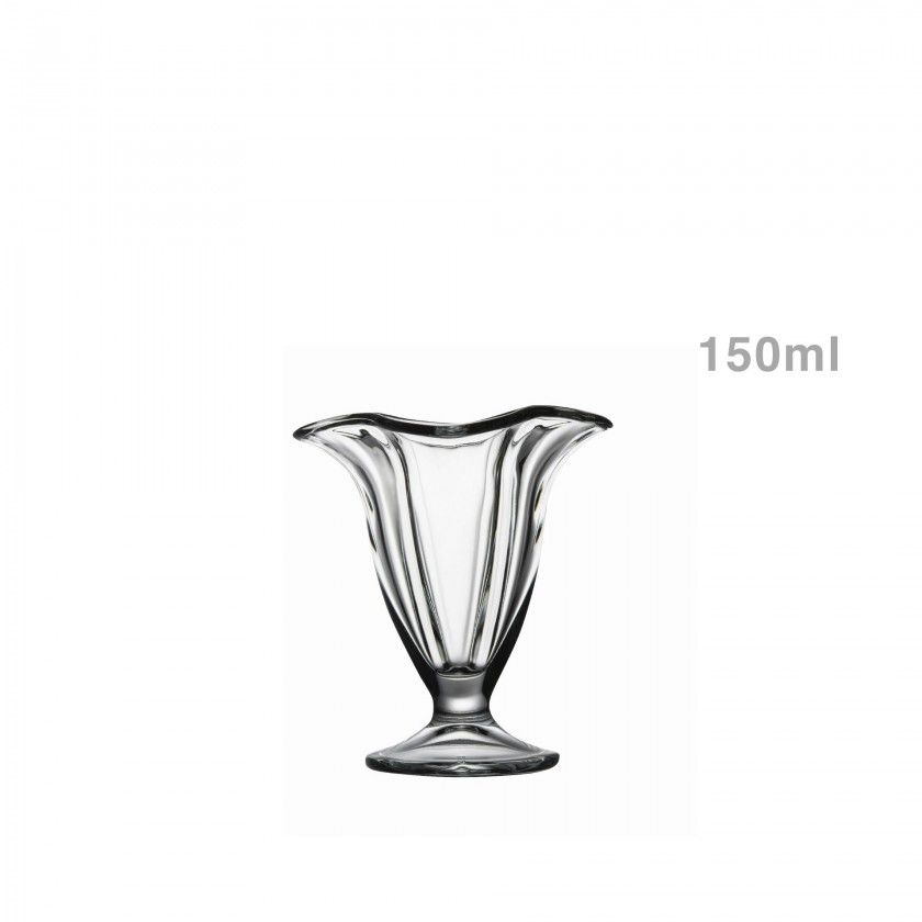 Taça Gelado Vidro Canada 150ml 11.6X11.8cm Pack 2 Taça Gelado Vidro Canada 150ml 11.6X11.8cm Pack 2