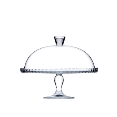 Queijeira Vidro Pâtisserie com Pé 32.2X26X32.2cm