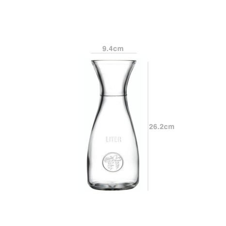Decanter Vidro Bacchus 1000ml 9.4X26.2cm - Image product