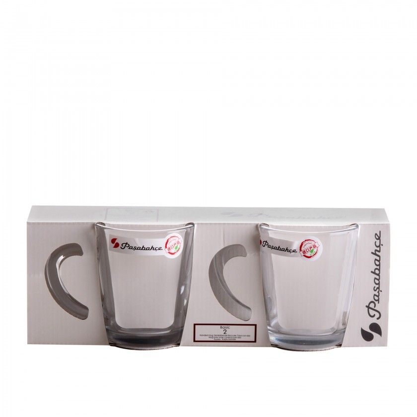 Caneca com Asa Basic 340ml 8.9X10cm Pack 2