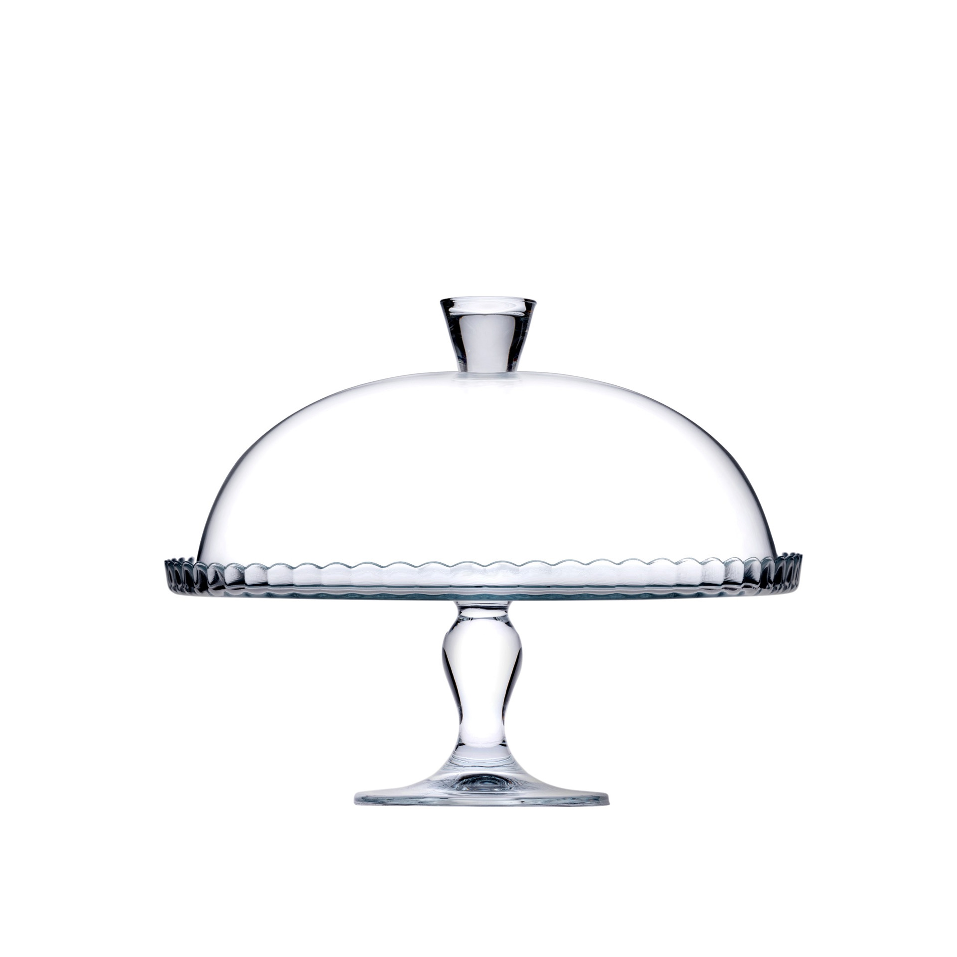 Queijeira Vidro Pâtisserie com Pé 32.2X26X32.2cm