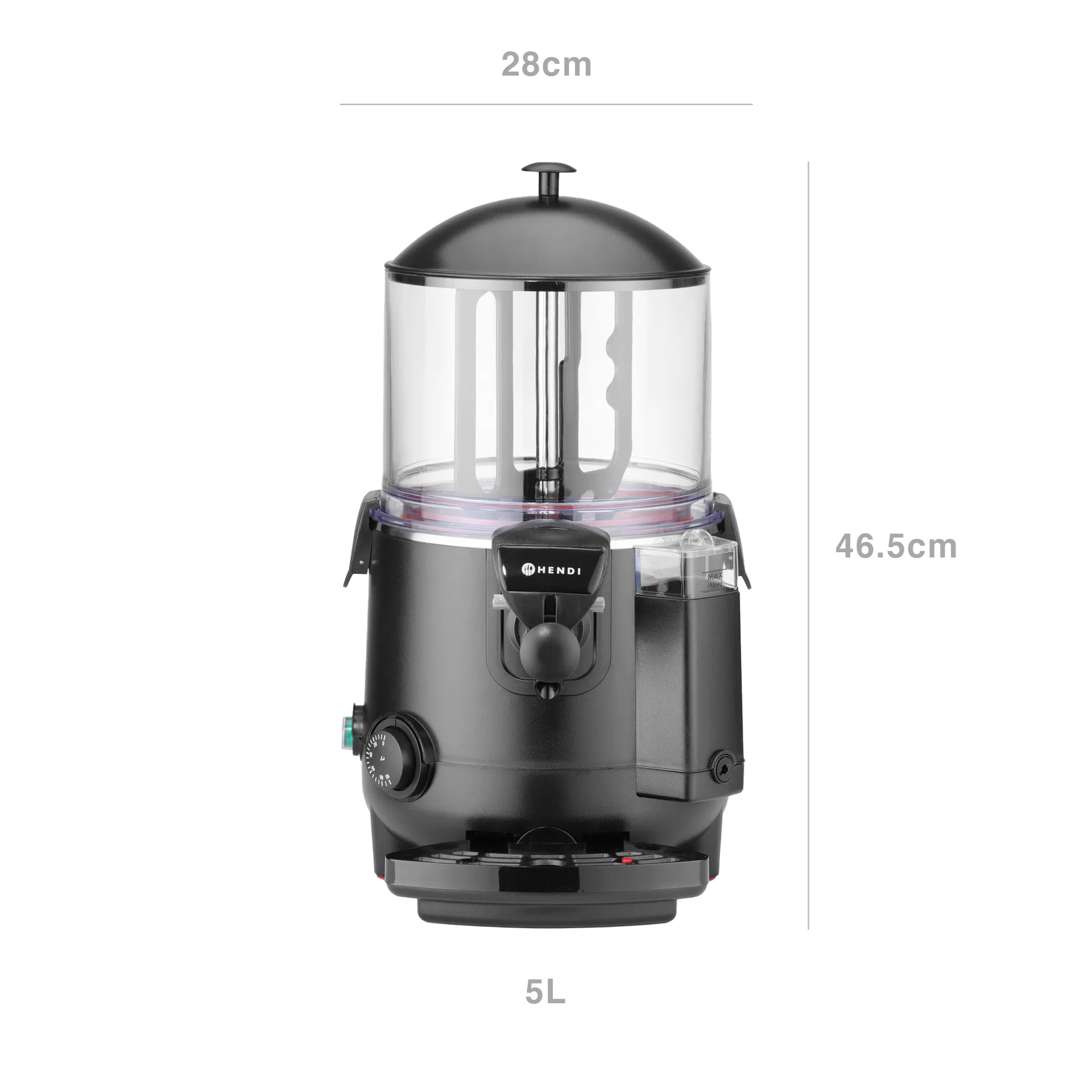 Dispensador Chocolate Quente 5l 41X28X46.5cm