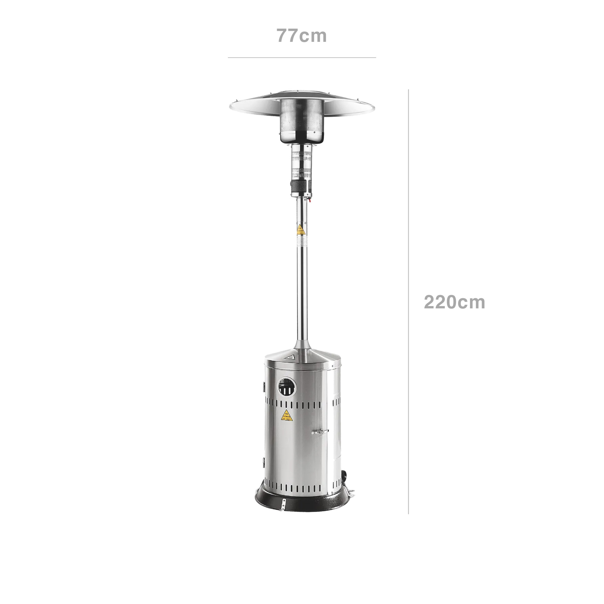 Aquecedor Exterior Redondo 77X220cm