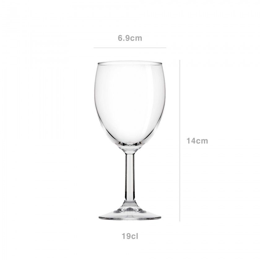 Copo com Pé Savoie 19cl 6.9X14cm Pack 12 Copo com Pé Savoie 19cl 6.9X14cm Pack 12