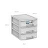 Caixa Organizadora Bamboo A4 3 Gavetas 35X26X28cm Caixa Organizadora Bamboo A4 3 Gavetas 35X26X28cm
