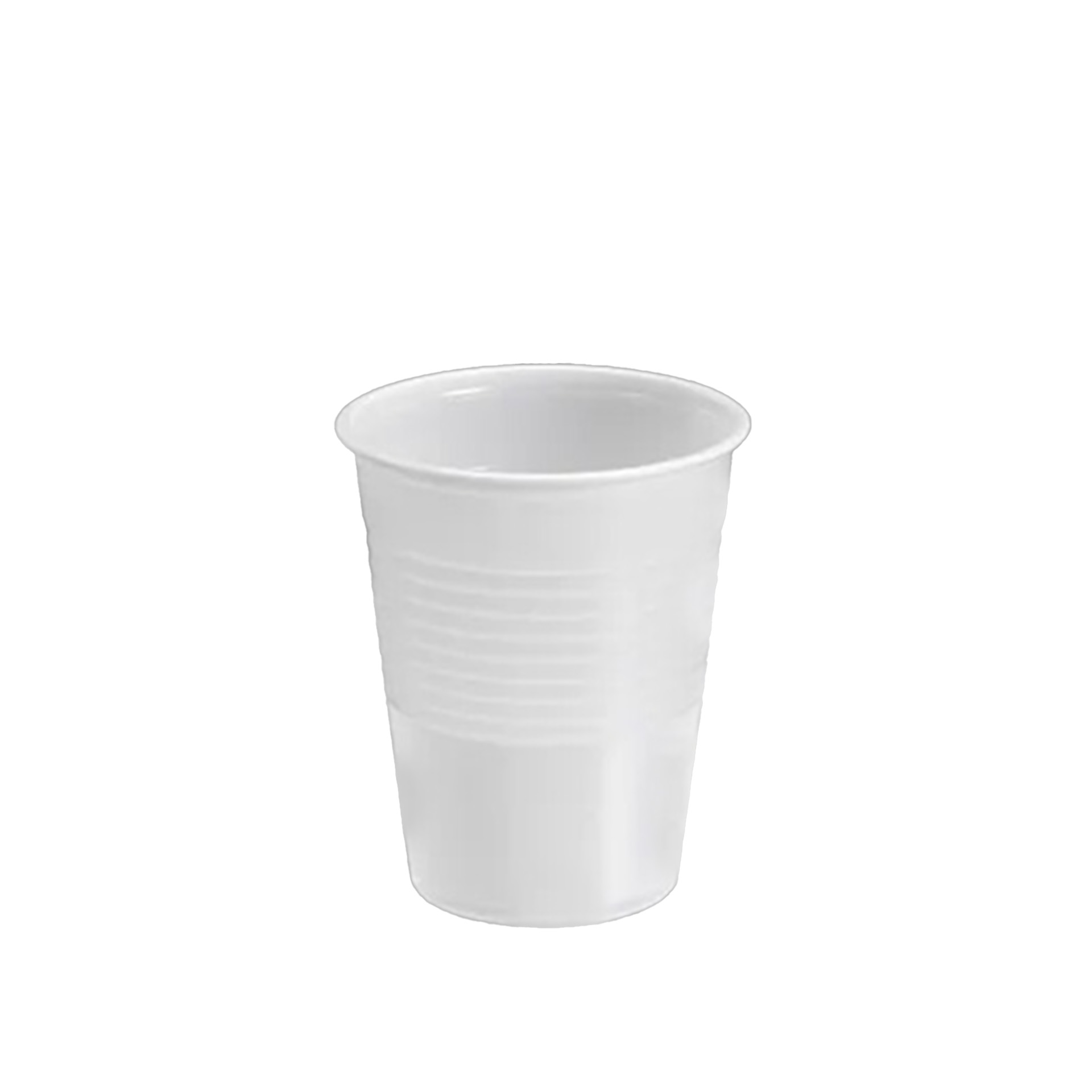 Copo Plástico Reutilizável Branco 250ml Pack 50