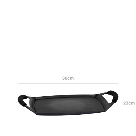 Placa Grill Antiaderente Diet Cook Black 36X23X1.5cm - Image product