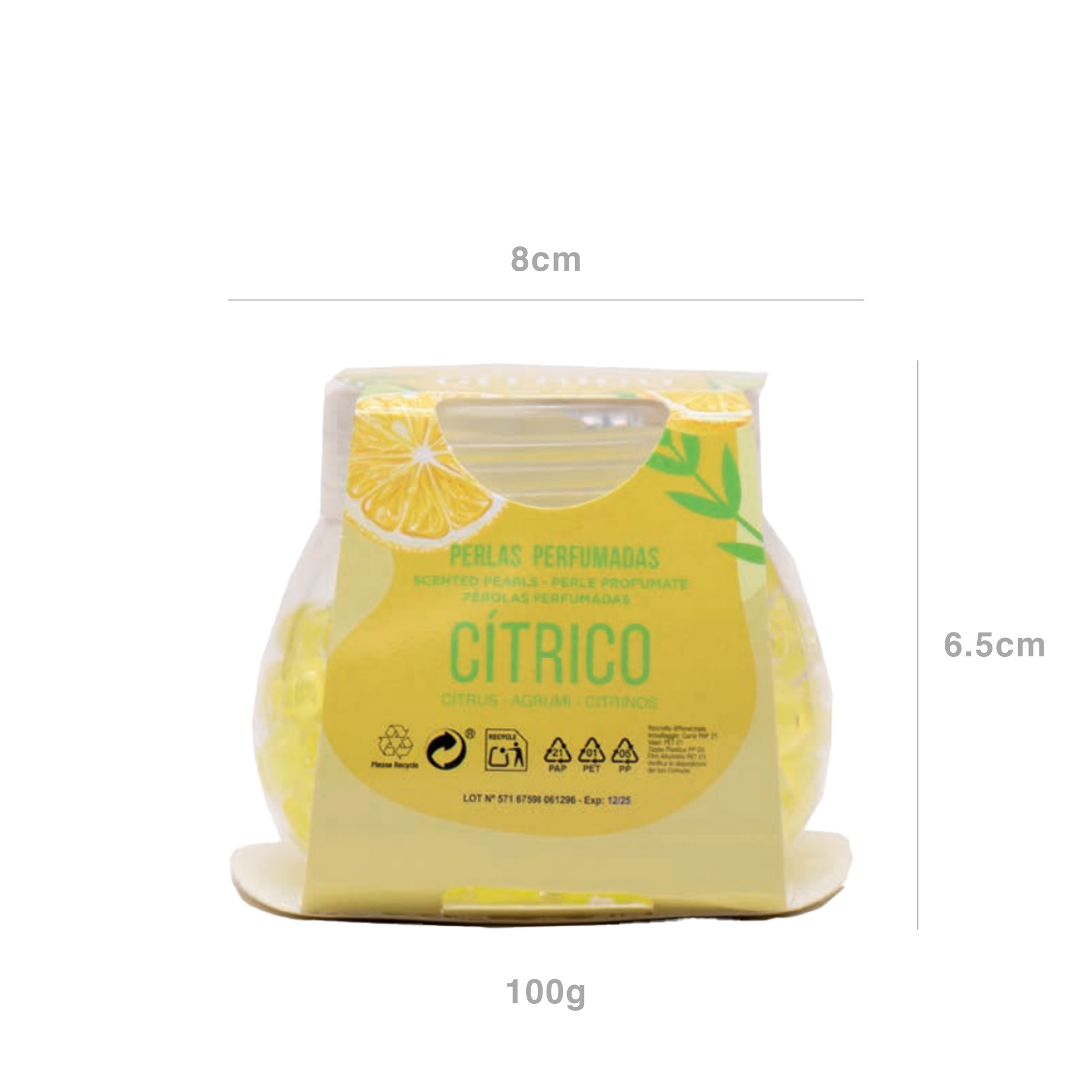 Pérolas Perfumadas 100gr 8X6.5cm