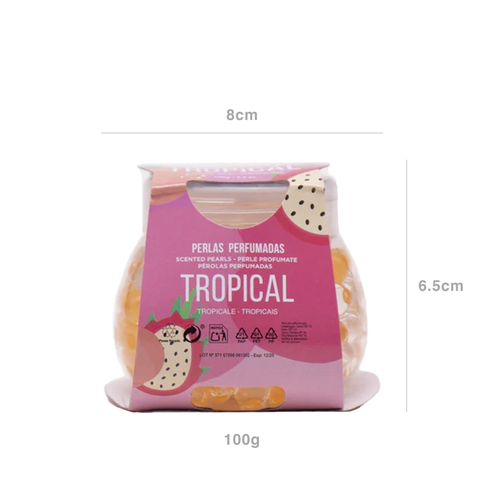 Pérolas Perfumadas 100gr 8X6.5cm