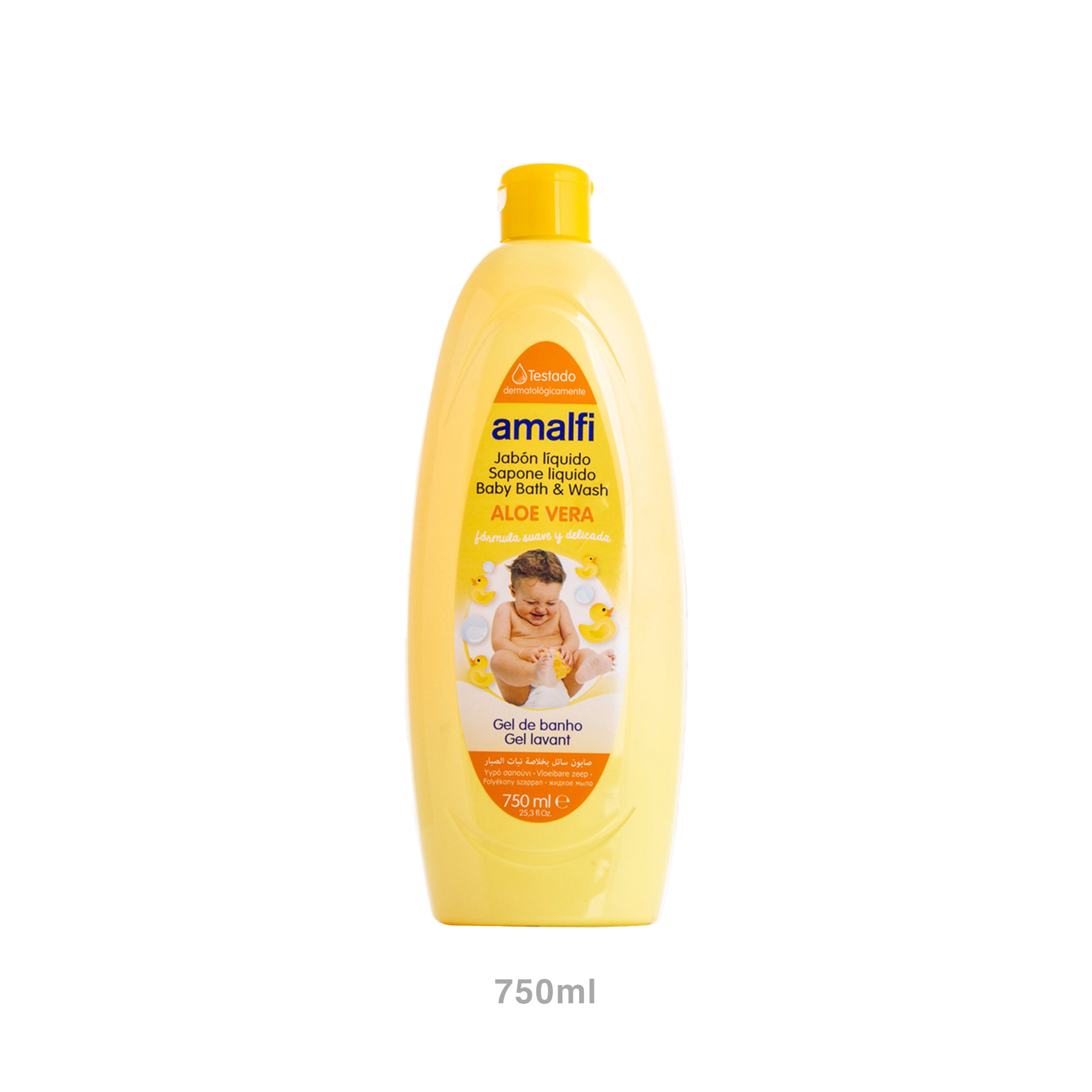 Gel Banho Amalfi Infantil Aloe Vera 750ml