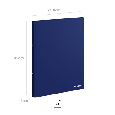 Pasta Dossier Ambar Ideas Liso A4 24.8X2X32cm