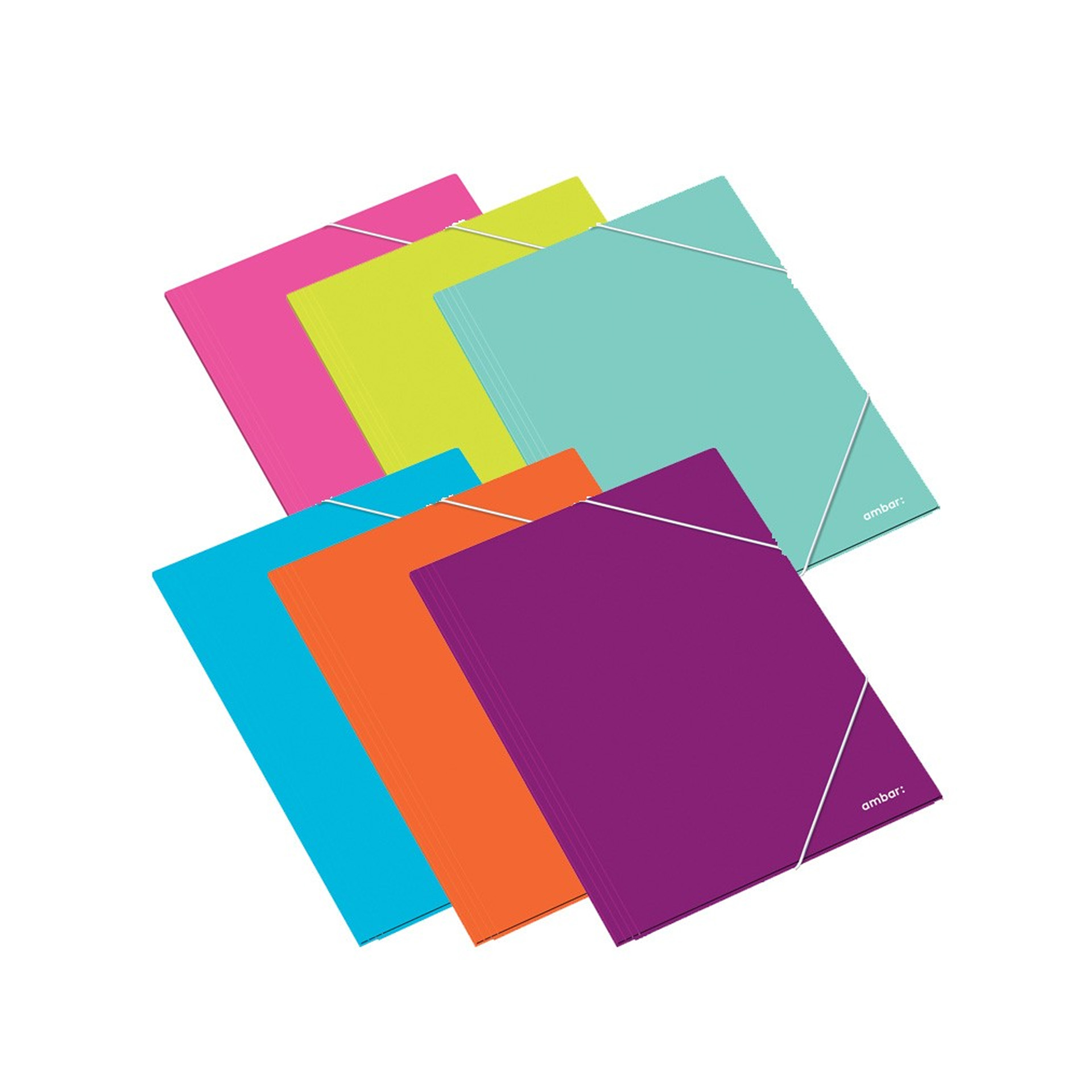 Capa Elásticos Ambar School Cartolina A4