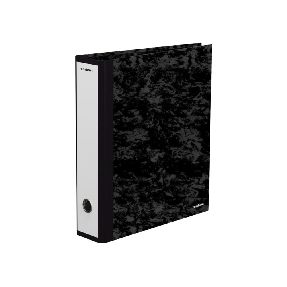 Pasta Arquivo Ambar Comercial Preto A4 L/80mm