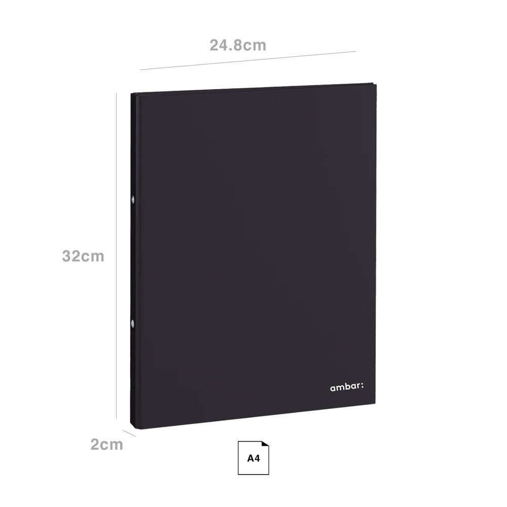 Pasta Dossier Ambar Ideas Liso A4 24.8X2X32cm